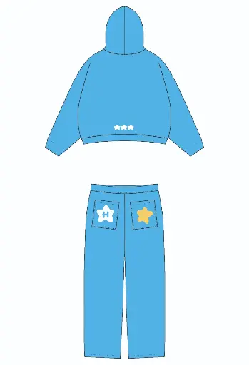  Strays Stars Bleu 